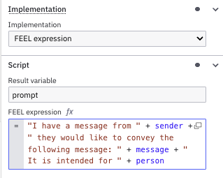 Feel-prompt-message