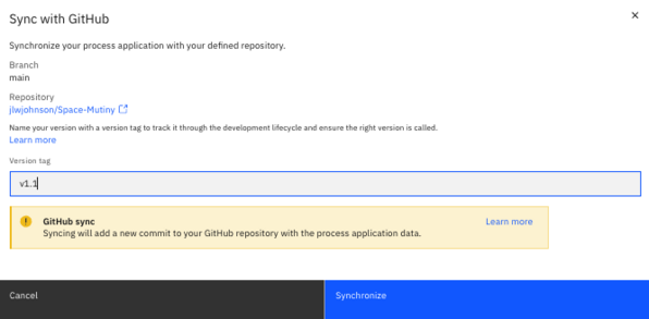Proper version info in your repo