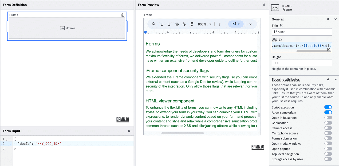 Iframe-component-security-flags