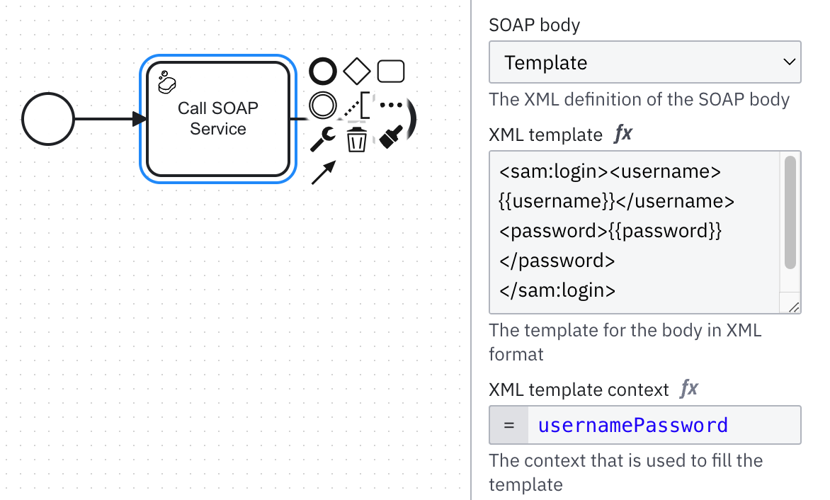 Xml-template-soap-connector